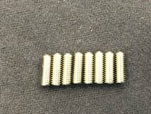 Stainless Saddle Height Screws Set For Bass (8) / ベース 弦高イモネジ M3(8mm×8）日本全国送料無料！_画像2