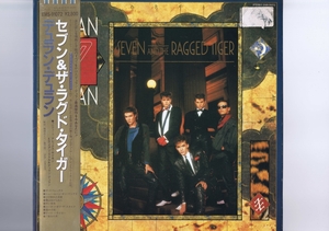 盤質良好 国内盤 LP Duran Duran Seven And The Ragged Tiger デュラン・デュラン セブン＆ザ・ラグド・タイガー 帯インサート付 EMS-91072