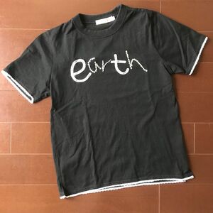 earth music&ecology　黒Tシャツ　Sサイズ