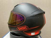 SHOEI ショウエイ Z-7 Z7 ゼットセブン FLAGGER フラッガー フルフェイス ヘルメット Lサイズ ミラー付き!!_画像4