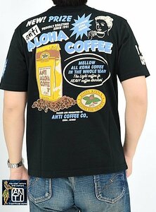 ALOHA COFFEE半袖Tシャツ◆ANTI ブラックMサイズ（サイズ40）ATT-162 アンチ エフ商会 ハワイ コーヒー アメカジ efu