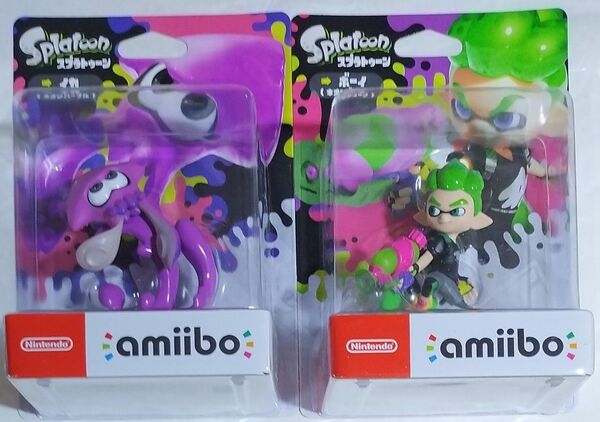 amiibo スプラトゥーン イカ ボーイ 2点セット