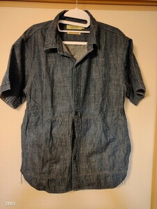 オムニゴッド　半袖シャツ　2サイズ（M）日本製　検東洋シュガー　リアルトイズ　ウエス　ダルチフェローズ　デラックスウエアハウス　FOB