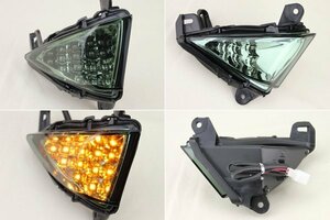 ZX-6R ZX-10R D型 スモーク LEDフロントウインカー ER-6f ER-6n Ninja650R スモークウインカー ZXT00D ZX636C ZX600R KAWASAKI カワサキ