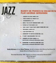 BUDDY DE FRANCO & OSCAR PETERSON PLAY GEORGE GERSHWIN_画像3