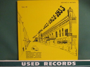 VA ： New York Jazz 1928-1933 LP (( Big Band / Swing Jazz / Lou & His Gingersnars / Harlem Hot Choclates 他 / 落札5点で送料無料