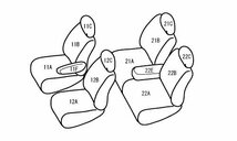 ベレッツァ シートカバー ベーシックアルファライン エブリイワゴン DA62W[2001/09～2005/07 4人乗り車]S615 Bellezza_画像8