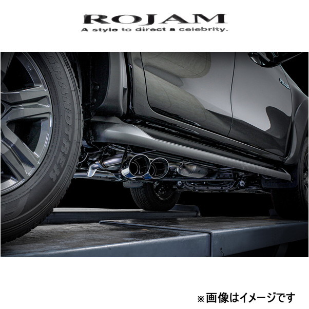 ロジャム マフラー DTM サイドエキゾーストシステム STD ステンレスモデル ハイラックス QDF-GUN125 35-S-HIL222 ROJAM