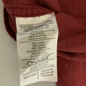 carharttカーハート2011年製半袖ボタンダウンシャツ古着メンズＭの画像6