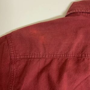 carharttカーハート2011年製半袖ボタンダウンシャツ古着メンズＭの画像8