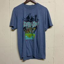 SCOOBY-DOO! L 半袖Tシャツ プリントTシャツ 古着　ユーズド ブルー系_画像1