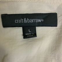 Croft&barrow半袖シルクシャツ古着メンズLオープンカラー開襟_画像3