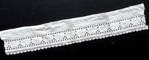 19世紀-20世紀初期 フランス アンティーク レース 刺繍 布 縫製 古布 カットワーク スカラップ トリム チュール リメイク パーツ 13_画像5