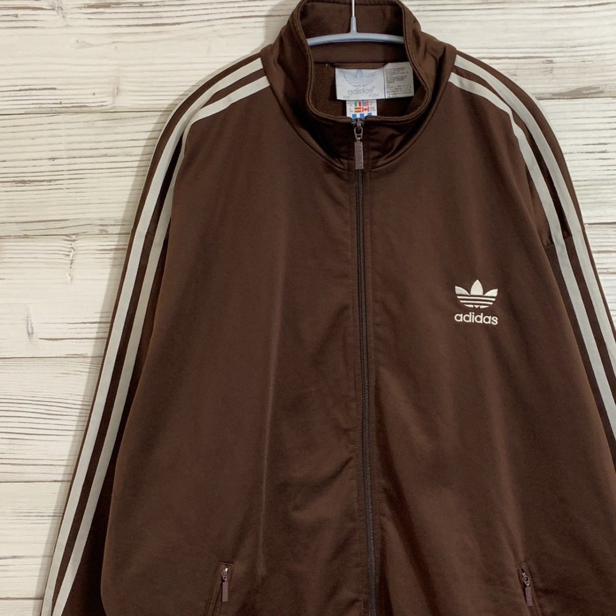 在原みゆ紀 5XL adidas アディダス ブラウン ベージュ 茶 Brown Beige