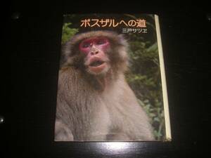 三戸サツエ　『 ボスザルへの道 』ポプラ・ノンフィクション2　中古　ハードカバー　初版 1980年　　　