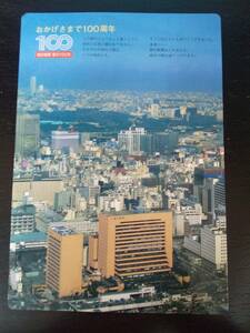 『朝日新聞・東京100周年の下敷き』 1988年頃　中古