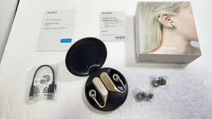 ■Sony Xperia Ear Duo XEA20 完全ワイヤレスイヤホン ゴールド ワイヤレスオープンイヤーステレオヘッドセット バッテリー良好！