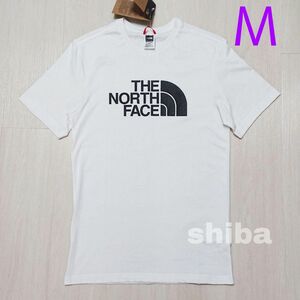 THE NORTH FACE ノースフェイス イージー tシャツ 半袖 白 ホワイト 黒 ブラック ロゴ Easy 海外Mサイズ