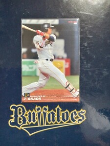 NPB カルビー プロ野球 チップス 2012年 第2弾 レギュラーカード オリックス.バッファローズ 097 T-岡田 背番号55 88.2.9生 左打者 外野手