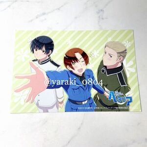  Hetalia * privilege illustration card on Lee shop Italy Japan Germany postcard size 