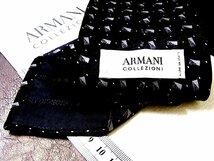 ★良品★3R05278【ARMANI】アルマーニ「長方形 ドット 柄」ネクタイ_画像2