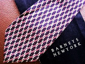 ★良品★3R04419【BARNEYS NEWYORK】バーニーズNY「ロープ 紐 柄」ネクタイ