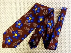 !30332C! superior article [ flower plant pattern ] Hugo Boss [HUGO BOSS] necktie 