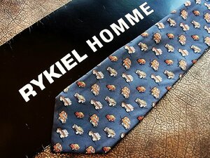 ★良品★3R05238【RYKIEL】リキエル「車 自動車 乗り物 柄」ネクタイ