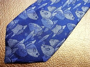 * superior article *3R04639[D'URBAN] Durban [ fish fish pattern ] necktie 