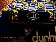 ★良品★3R00272【dunhill】ダンヒル「馬 動物 エンブレム dロゴ 柄」ネクタイ_画像2