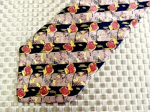 !30547C! superior article [.. apple fruit pattern ] Valentino [MICHEL VALENTINO] necktie 