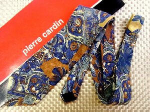 ♪30489C♪良品【花 植物 柄】ピエールカルダン【pierre cardin】ネクタイ