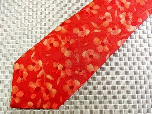 ♪30582C♪良品【花 植物 柄】タイラック【Tie Rack】ネクタイ