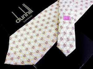 ♪今週の特売980円～♪1067W♪状態並品【dunhill】ダンヒル【ハンドル デザイン 柄】ネクタイ♪