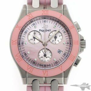 PEQUIGNETpekini emo - rear chronograph quartz 1330583/32 SS / Raver lady's clock 2310025