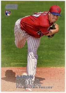 PHILLIES右腕▲AARON NOLA/2016 TOPPS STADIUM CLUBヴァリエーションフォト版SP RC 295!