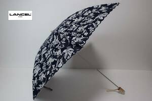  new goods moon bat made Lancel LANCEL ultra-violet rays prevention processing . rain combined use high class parasol 1 navy series 