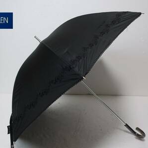 新品 ミッシェルクラン MICHEL KLEIN １級遮光 紫外線防止加工 雨でも安心 晴雨兼用日傘 A４６ ブラック系の画像1