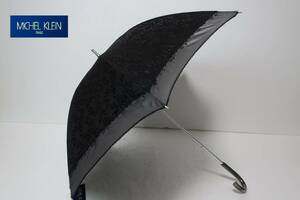 新品　ミッシェルクラン　MICHEL KLEIN　紫外線防止加工　雨でも安心　晴雨兼用日傘　８６０１　ブラック系