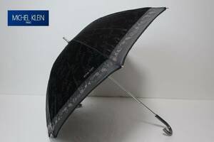 新品　ミッシェルクラン　MICHEL KLEIN　紫外線防止加工　雨でも安心　晴雨兼用日傘　A４２　ブラック系