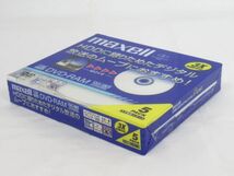 V 9-9 未開封 maxell マクセル 録画用 ディスク DVD-RAM DRM120PWTPB S1P5S 5枚セット 4.7GB 120分 くり返し録画_画像3