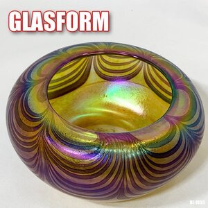 GLASFORM社 ジョンディッチフィールド グラスフォーム 小物入れ ガラス イングランド クリスタル ◇RJ-1059