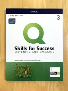 【未使用】Q: Skills for Success 3rd Edition: Level3: Listening And Speaking　オックスフォード大学出版局　大学　英語