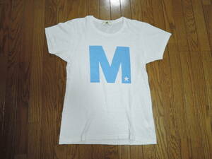 M エム Tシャツ M 白水色系ロゴ M LOGO カットソー TMT /