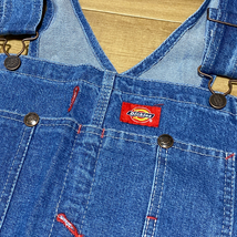 本国規格USAモデル！【W44】Dickies ディキーズ Bib Overall オーバーオール ストーンウォッシュ インディゴブルー ゆったり アメカジ_画像3