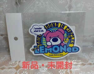 [Новый / Неокрытый] Скрыть магазин лимонада Psycho Bear Sticker Seal ① Lemonedshop xjapan