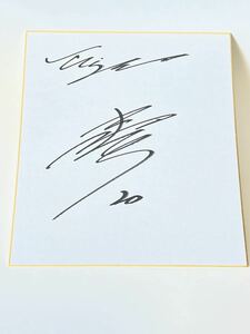 Art hand Auction ◆초안 픽◆한신 타이거스◆다이치 모리키◆사인 색종이◆배송료 230엔◆특전 포함◆한신 타이거스 상품◆다이치 모리키◆, 야구, 기념품, 관련 상품, 징후