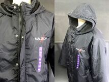 NAUTICA ノーティカ ジュニア ベンチコート ブラック サイズ140 ボア_画像9