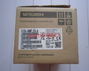 新品★東京発★適格請求★税込 MITSUBISHI/ 三菱 FX3U-48MT/ES-A　シーケンサ★６ヶ月保証