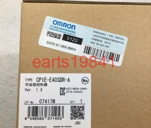 新品★東京発★適格請求★税込 OMRON オムロン CP1E-E40SDR-A★６ヶ月保証